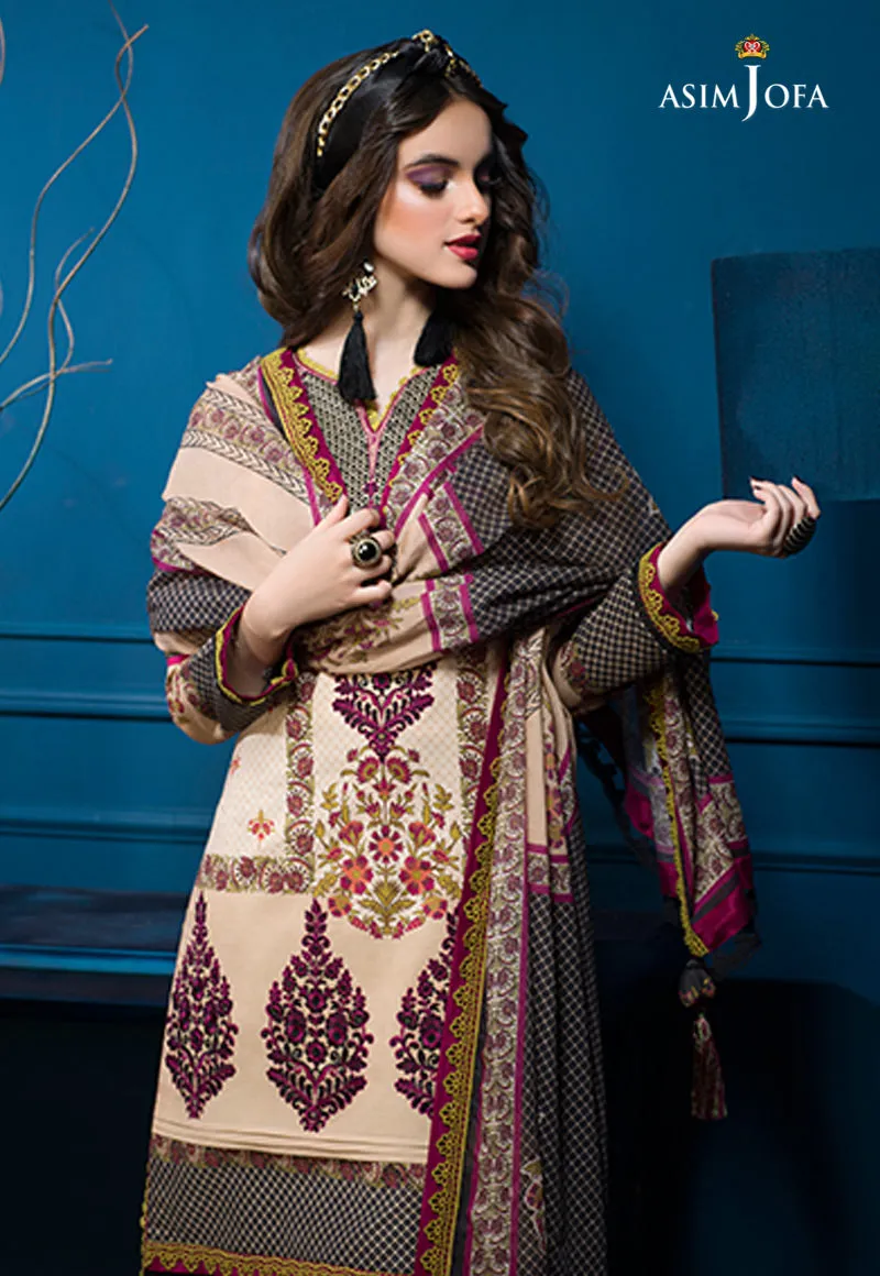 AJE-02 EMBROIDERED CAMBRIC 3 PCS