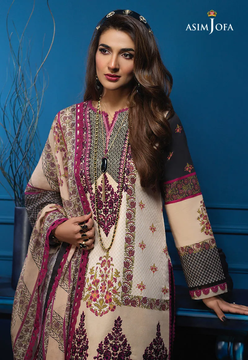 AJE-02 EMBROIDERED CAMBRIC 3 PCS