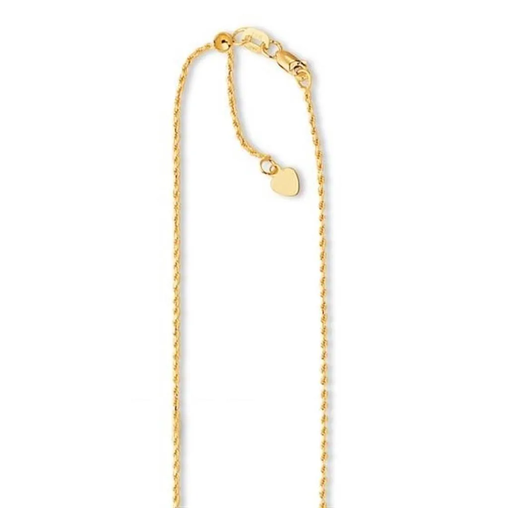 Aura by Martin Binder 1.25mm 22 Inch Adjustable Rope Chain