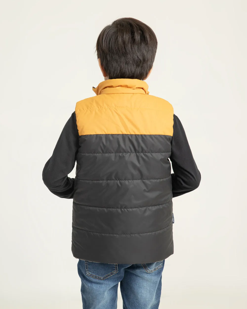 Boy's S/L Revesible Puffer Jacket