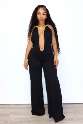 Versatile Cabana Halter Jumpsuit with Multiple Ways to Wear