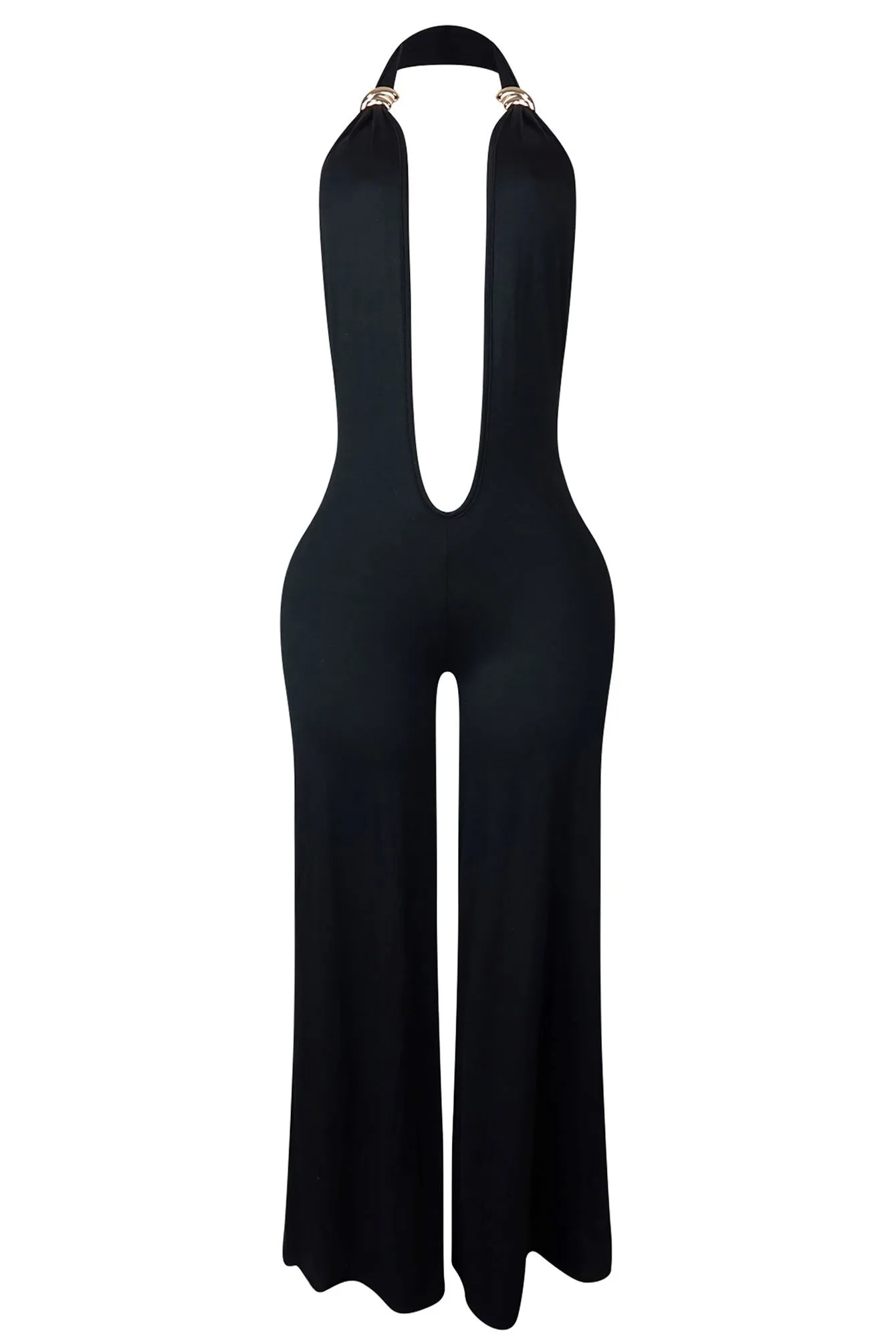 Versatile Cabana Halter Jumpsuit with Multiple Ways to Wear