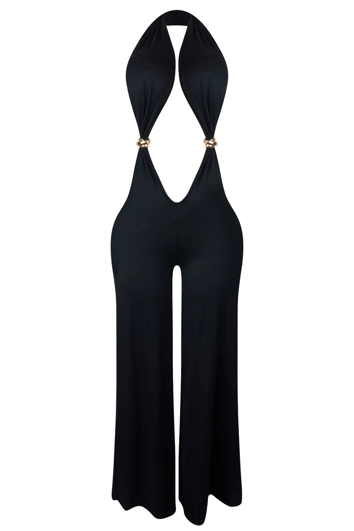 Versatile Cabana Halter Jumpsuit with Multiple Ways to Wear