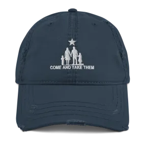 Come and Take Them Anti-War Distressed Dad Hat