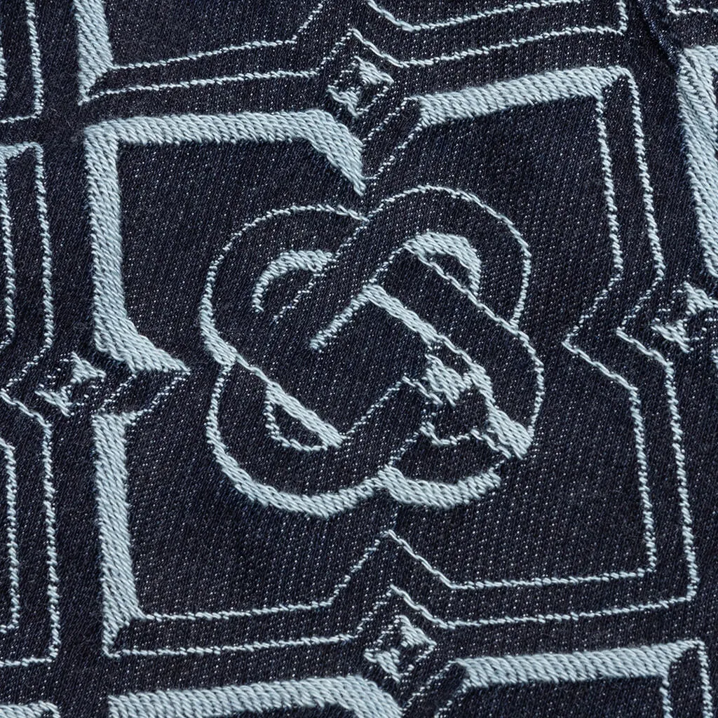 Monogram Classic Denim Straight Leg Jean - Indigo