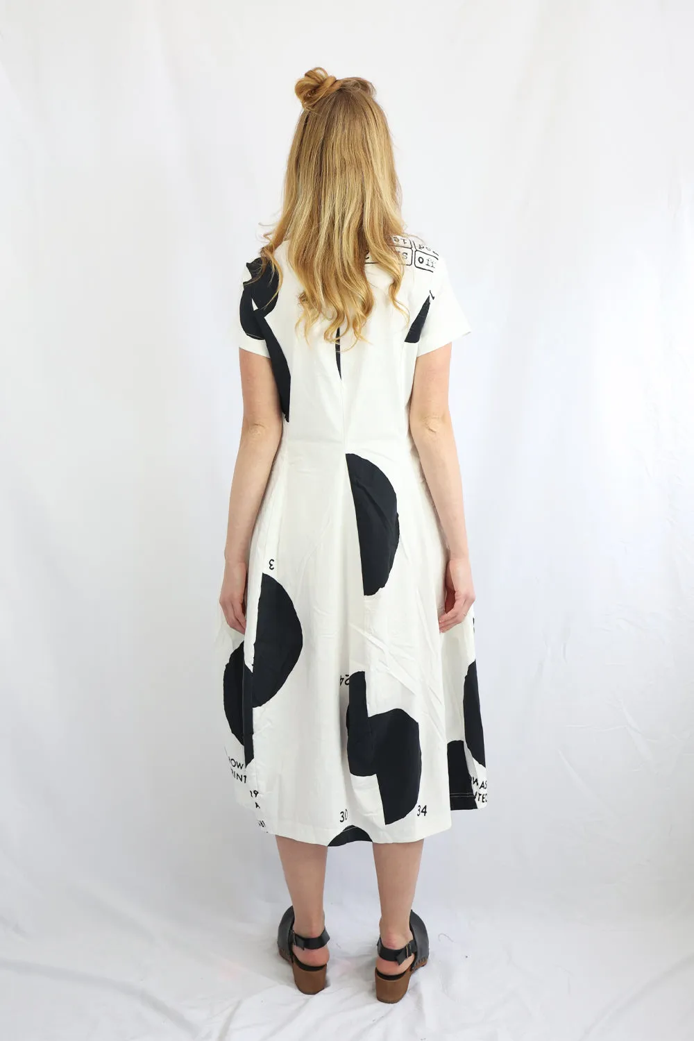 RUNDHOLZ BLACK LABEL PRINTED COCOON DRESS