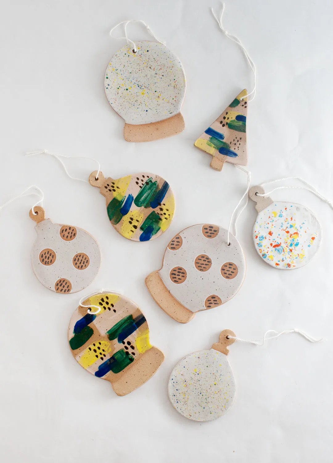 Snow Globe Ornament - Splatter