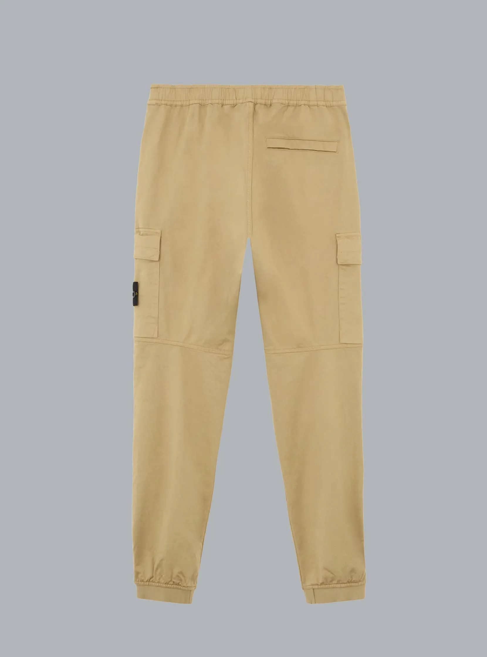 Stretch Cotton Wool Satin Beige