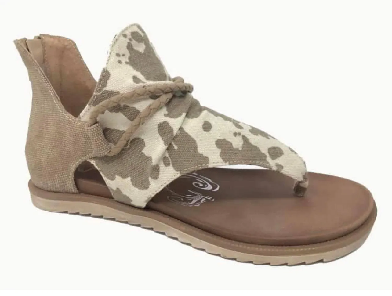 Very G Angelika Cow Print Sandal